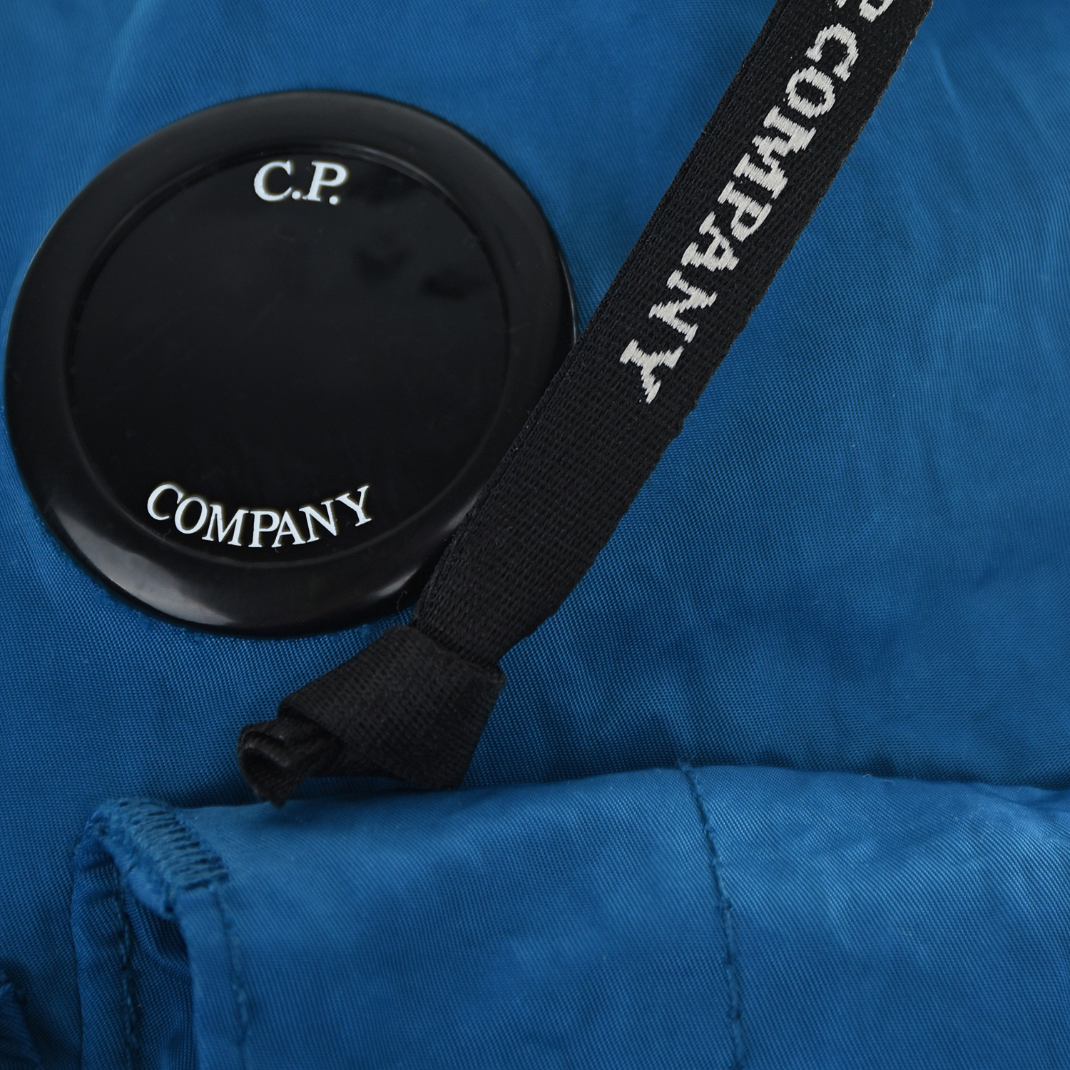 Синяя сумка с черными вставками CP Company детская, размер unica, цвет синий - фото 6